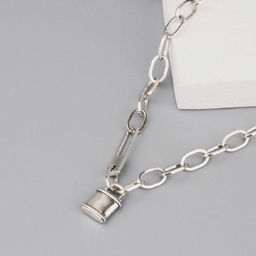 Best Gift ideas - New Trend Vintage Creative Lock Thick Chain Necklace - The Jewellery Supermarket